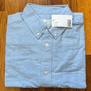 H&M Men's Casual Relaxed Button-Down Shirt